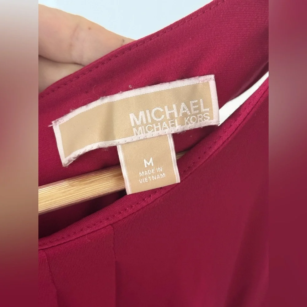 Michael Kors Red Mini Sleeveless Dress Size M